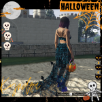 Glamour BatWitch Dress Halloween for mp female 1.0