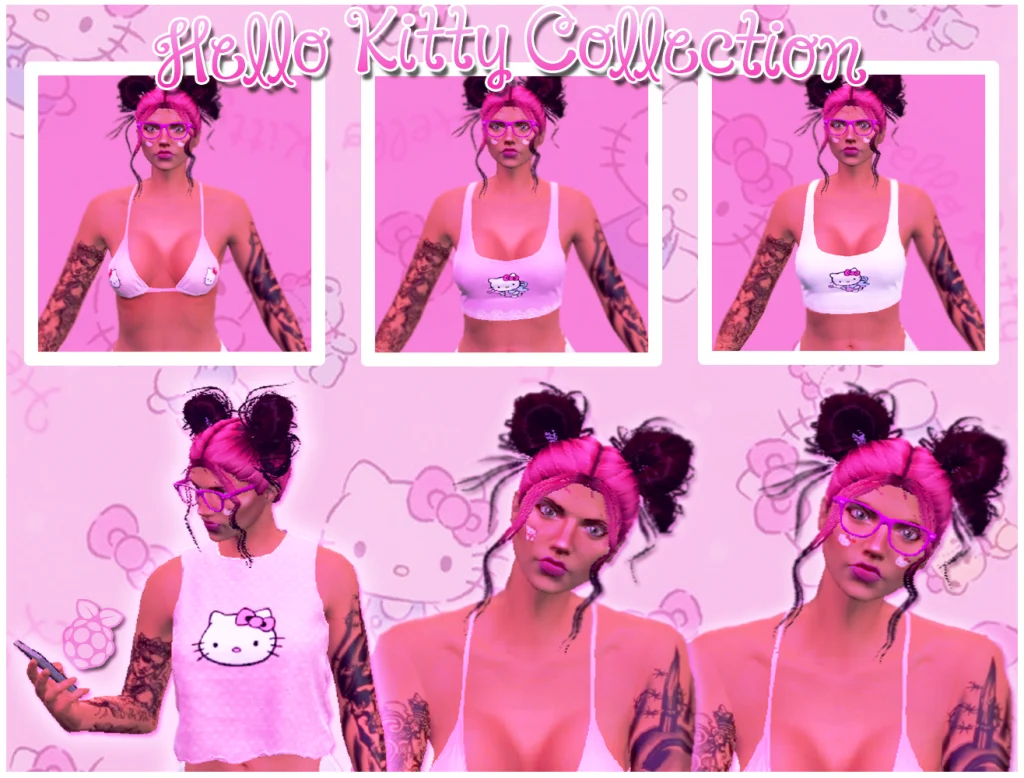 Hello Kitty Texture Collection (MP Female) 1.0