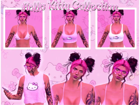 Hello Kitty Texture Collection (MP Female) 1.0