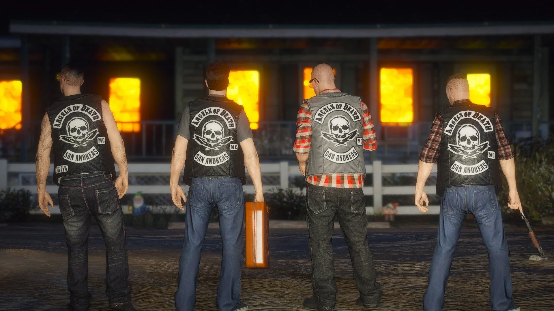 GTA MC Liberty Angels of Death Vest - Jacket Makers