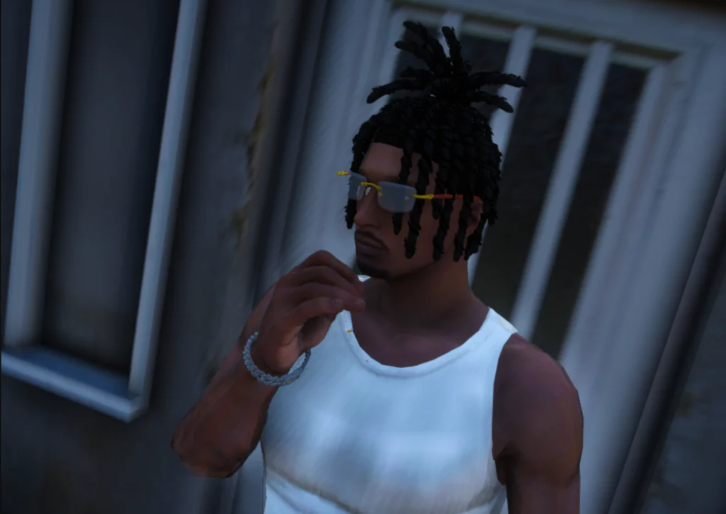 MP Male Dreads with pony tail 1.0