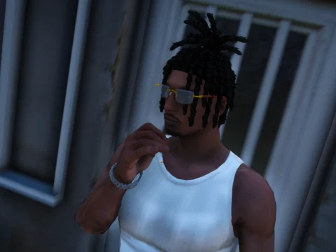 MP Male Dreads with pony tail 1.0