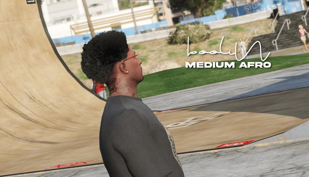 Medium Afro Hair for MP Male 1.0 