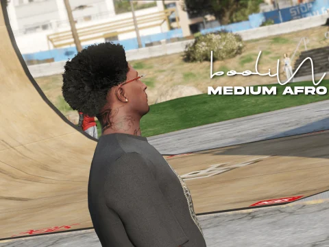 Medium Afro Hair for MP Male 1.0