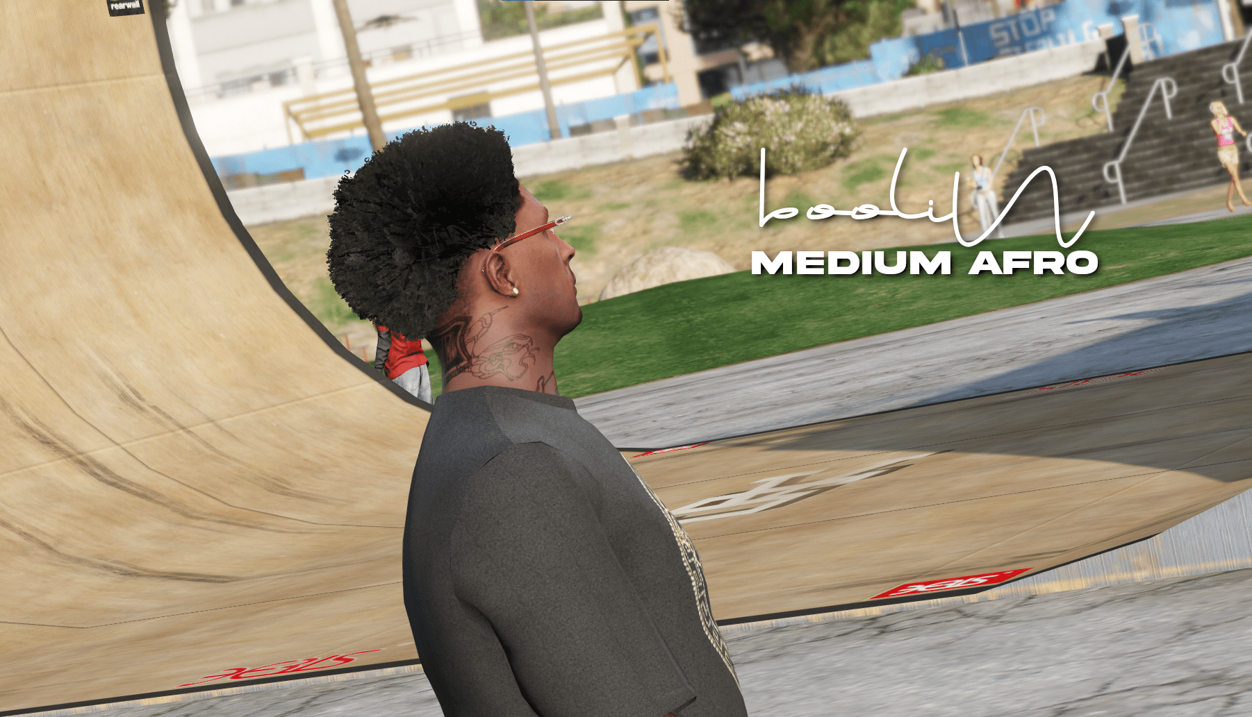 Medium Afro Hair for MP Male 1.0 – GTA 5 mod