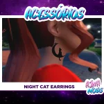 Night Cat Earring - Original by AjnaMods 1.0