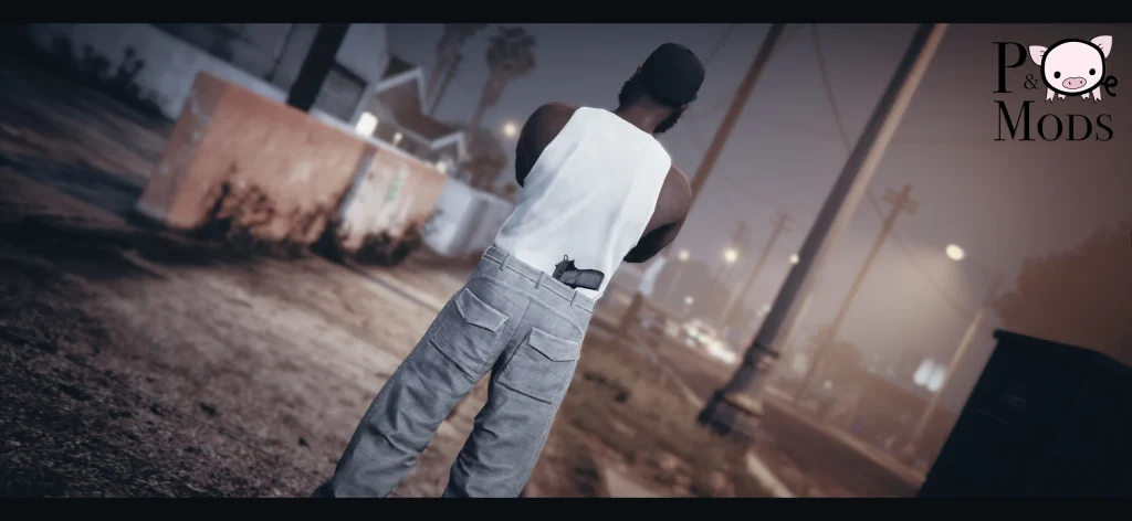 Pants with pistol behind the belt for MP male 1.0 