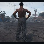 Pants with pistol behind the belt for MP male 1.0