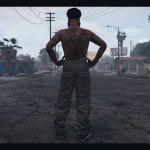 Pants with pistol behind the belt for MP male 1.0