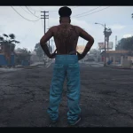 Pants with pistol behind the belt for MP male 1.0
