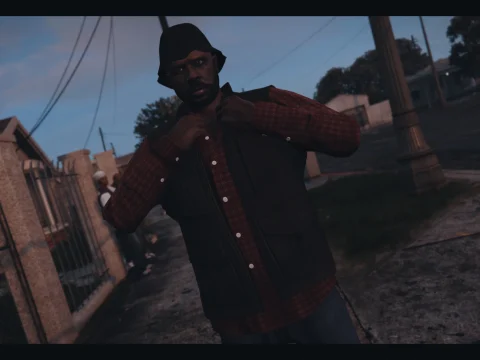 Plaid shirt with vest MP Male 1.0
