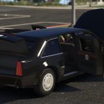 Cadillac "The Beast" Presidential State Car [Waving flags | Add-On]
