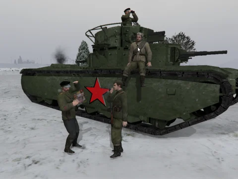 Soviet troops from Sniper Elite [Add-on] 1