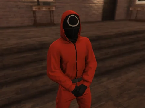Squid Game Guard Outfit for MP Male 2.0