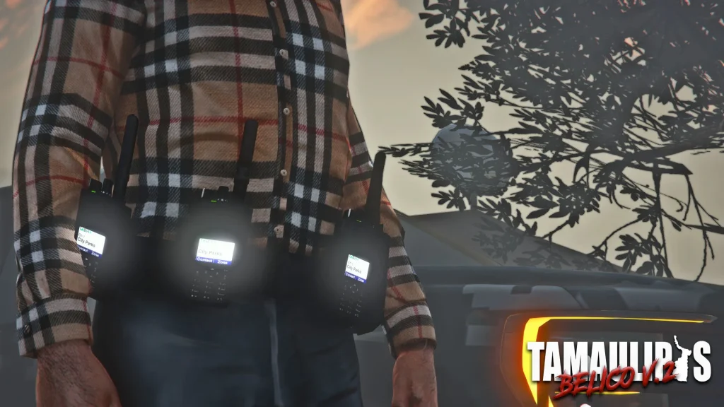 Tactical Belt with Walkie Talkie's [SP/FIVE] MP MALE 1
