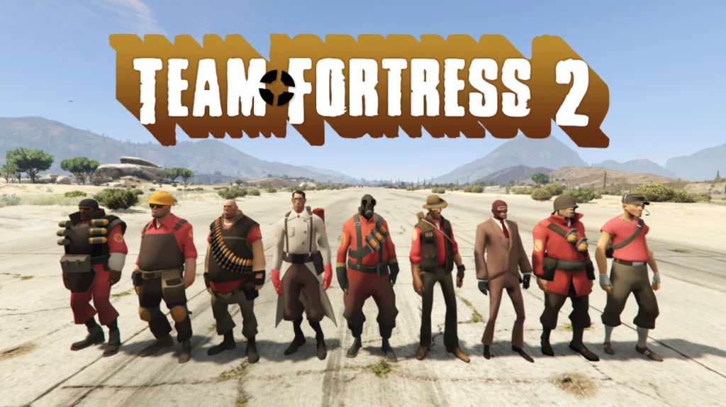 Team Fortress 2 Pack [Add-on Peds] 1.0