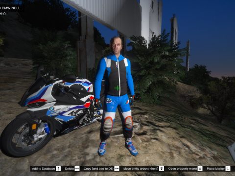 BMW motorcycle suit for Trevor 1.0