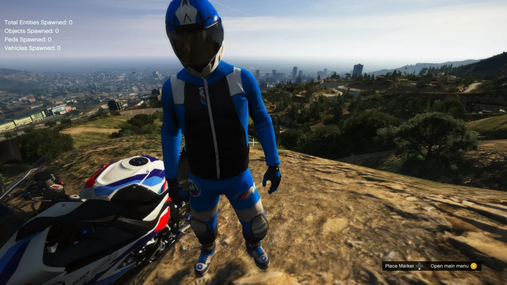 BMW motorcycle suit for michael 1.0