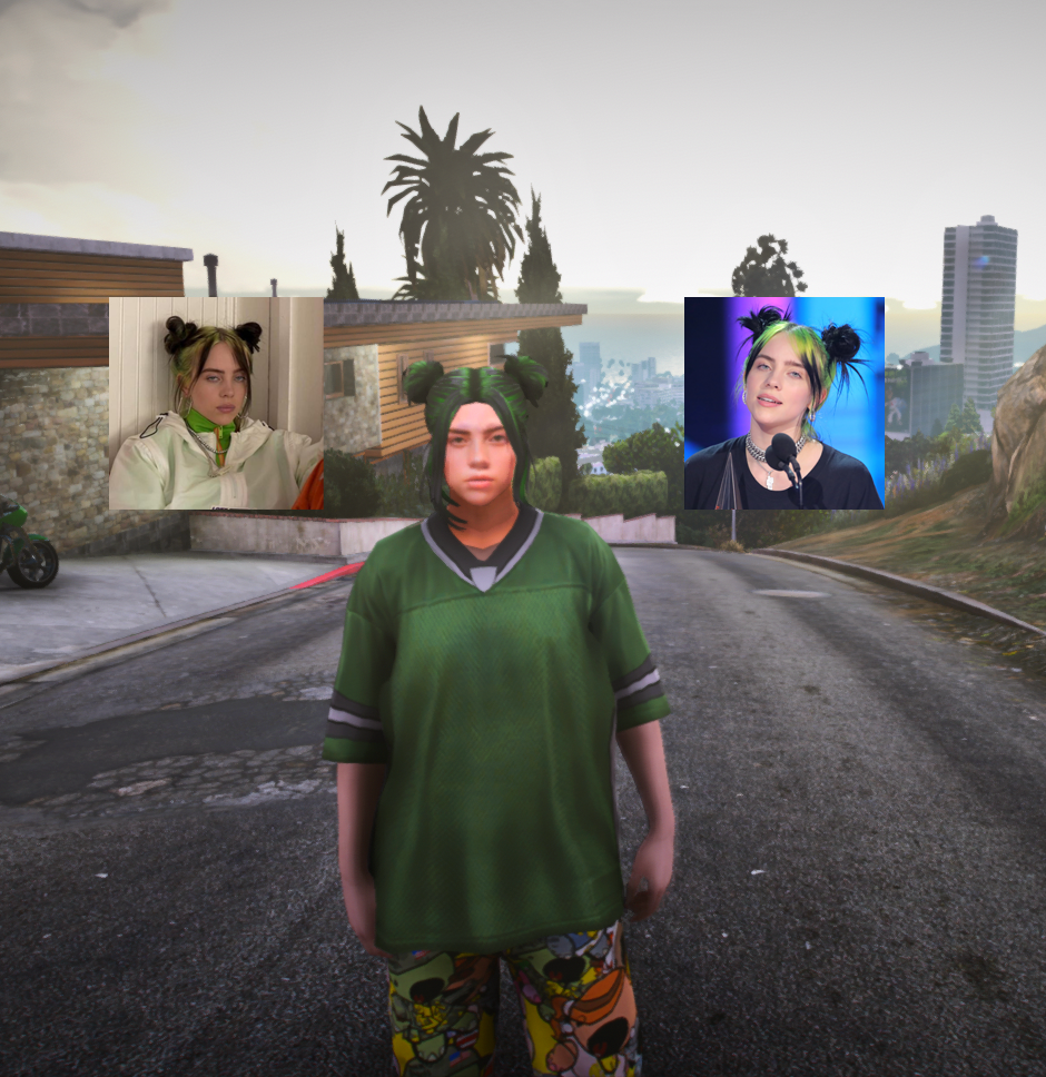Billie Eilish Head for MP Female 1.0 
