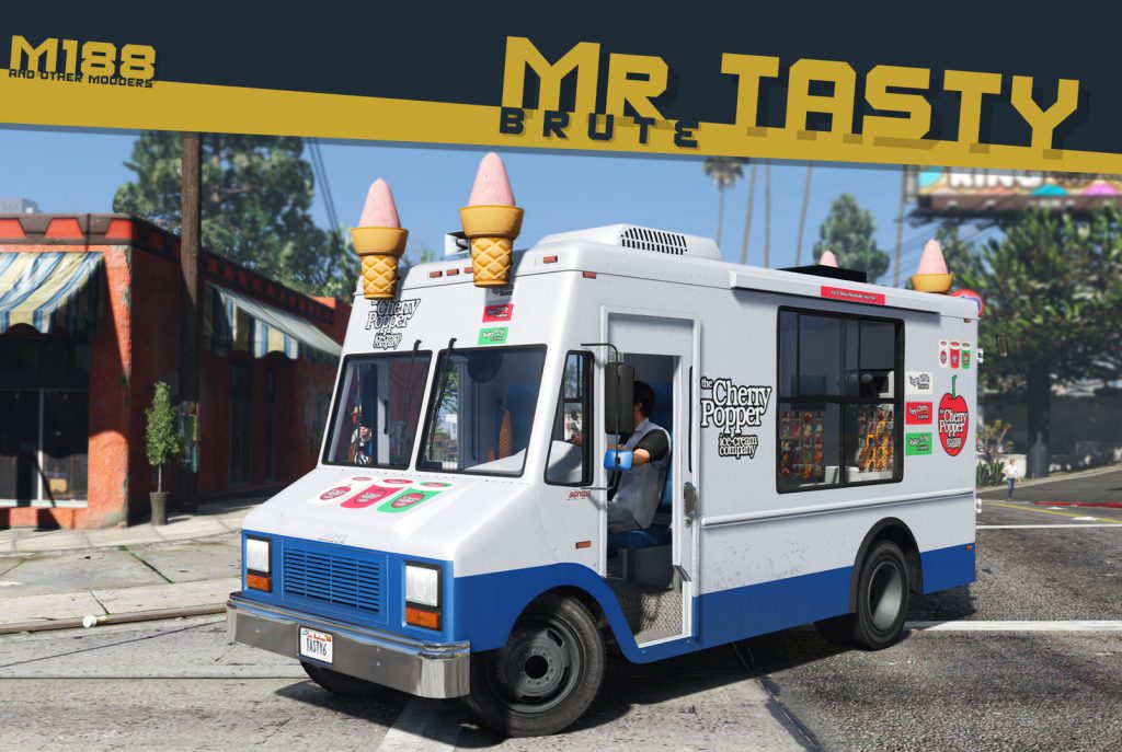 Brute Mr Tasty (GTA IV style) [Add-On | Liveries | Template | Sound | Custom Shards | Scenarios | Ambient Sounds] v1.2
