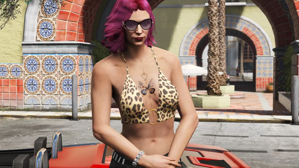 Butterfly Chest-Tattoo for MP Female 1.0