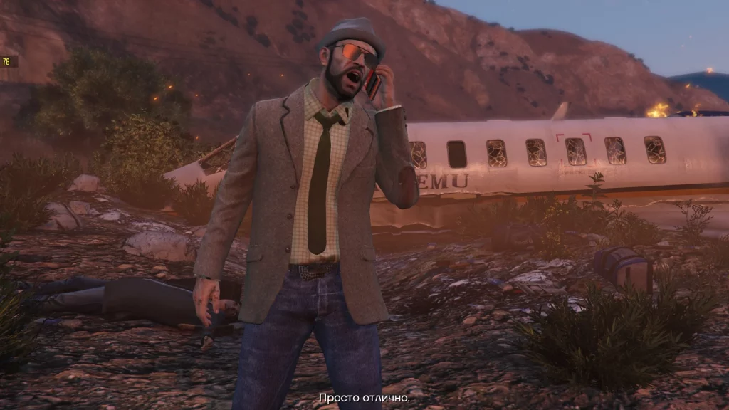 Converted Nigel suit for Trevor, Michael