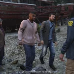 Converted Nigel suit for Trevor, Michael