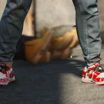 Bloods & Crips Air Jordan 1 Low for MP Male