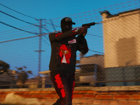 Bloods & Crips Hoodie for MP Male
