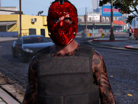 Bloods & Crips Mask for MP Male 1.0