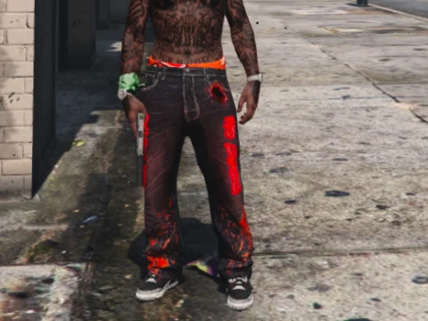 Bloods & Crips Pants for MP Male 1.0