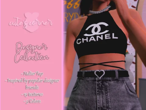 Designer Halter Top for MP Female 1.0