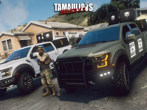 Ford Raptor F-150 2019 Armored Cartel CDN [SP/FIVE-M] | Template 1.0
