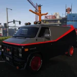 GMC Vandura 83 A-TEAM Van [Add-On] 0.5