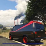 GMC Vandura 83 A-TEAM Van [Add-On] 0.5