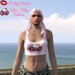 Hello Kitty Crop Top Retexture for MP Female 1.0