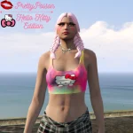 Hello Kitty Crop Top Retexture for MP Female 1.0