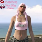 Hello Kitty Crop Top Retexture for MP Female 1.0