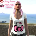 Hello Kitty Tshirt Retexture for MP Female 1.0