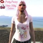 Hello Kitty Tshirt Retexture for MP Female 1.0