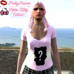Hello Kitty Tshirt Retexture for MP Female 1.0