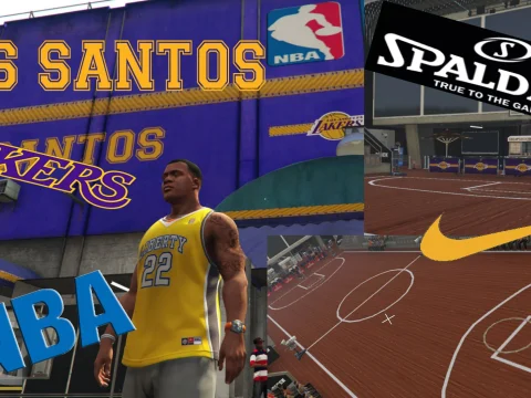 Lakers NBA Basketball Court [Menyoo] 1.0