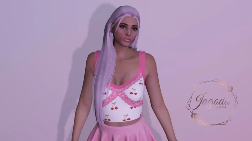Long hair with a bun for MP Female