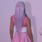 Long hair with a bun for MP Female
