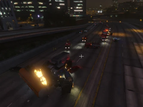 Major Highway Accident [Menyoo] 1.0