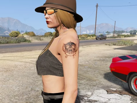 Motorhead Warpig Upperarm Tattoo for MP Female 1.0