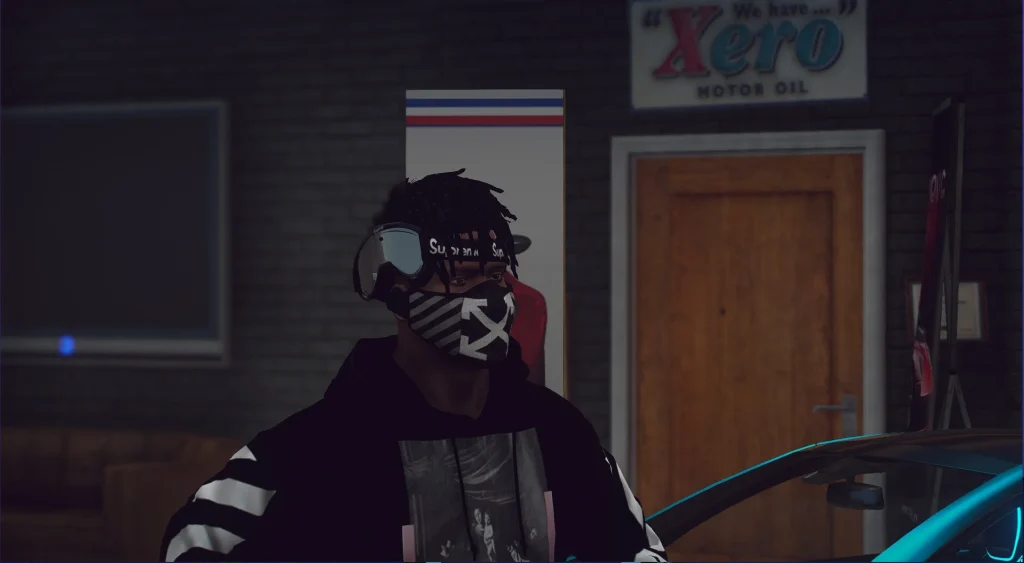 Off-White Mask Franklin [ReTexture] 1.0