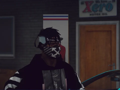 Off-White Mask Franklin [ReTexture] 1.0