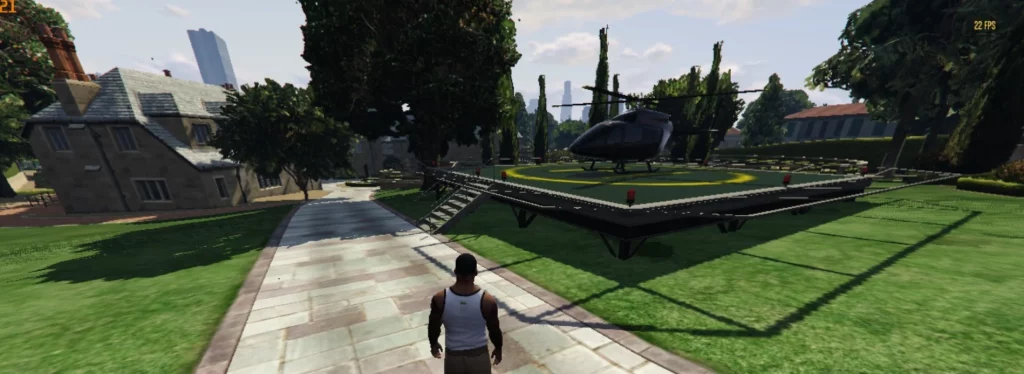 Playboy Mansion - Boat and Heliport