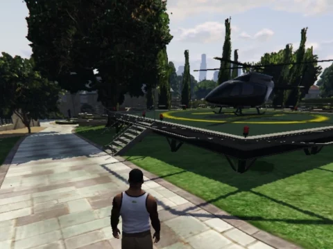 Playboy Mansion - Boat and Heliport